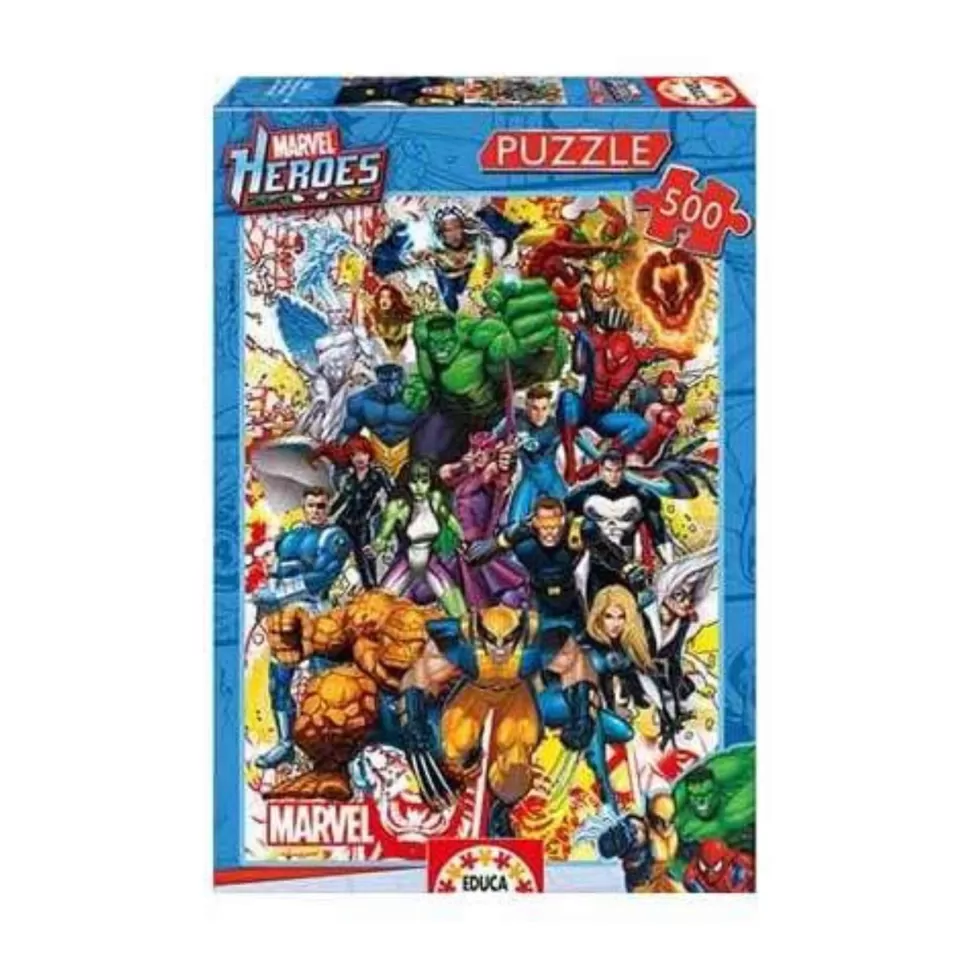 Educa Borras 500 Heroes Marvel* Puzzles Y Educativos