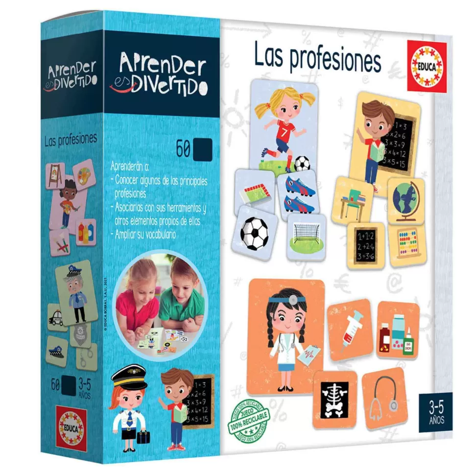 Educa Borras Puzzles Y Educativos^Aprender Es Divertido Las Profesiones