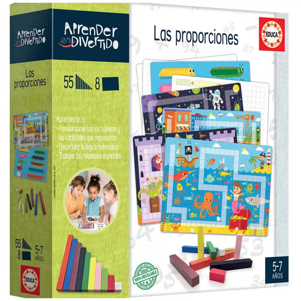 Educa Borras Aprender Es Divertido Las Proporciones* Puzzles Y Educativos