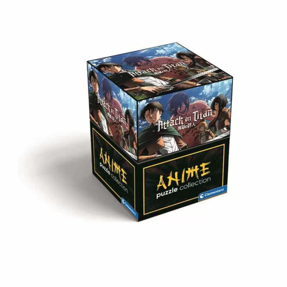 Anime Puzzles Y Educativos^Attack On Titans Cube Puzzle 500 Piezas