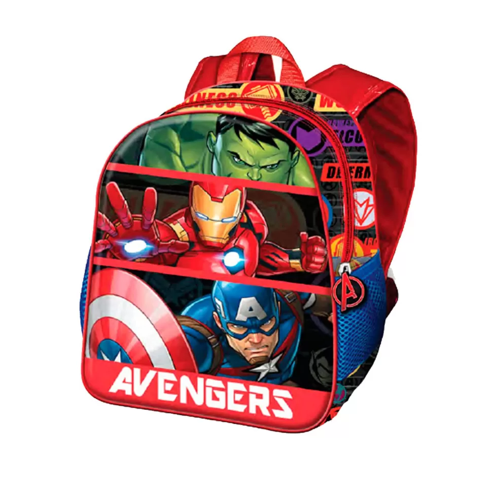 Avengers Vuelta Al Cole^ Mochilita 3D Union