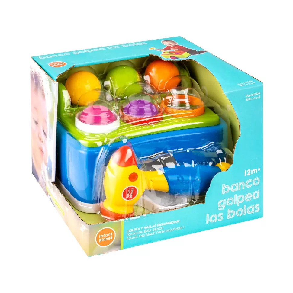 Infant Planet Banco Golpea Las Bolas | Juguete Infantil* Primera Infancia