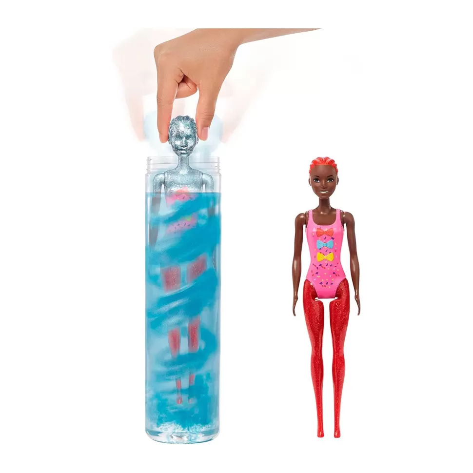 Barbie Muñecas^ Color Reveal Peinados Lazos