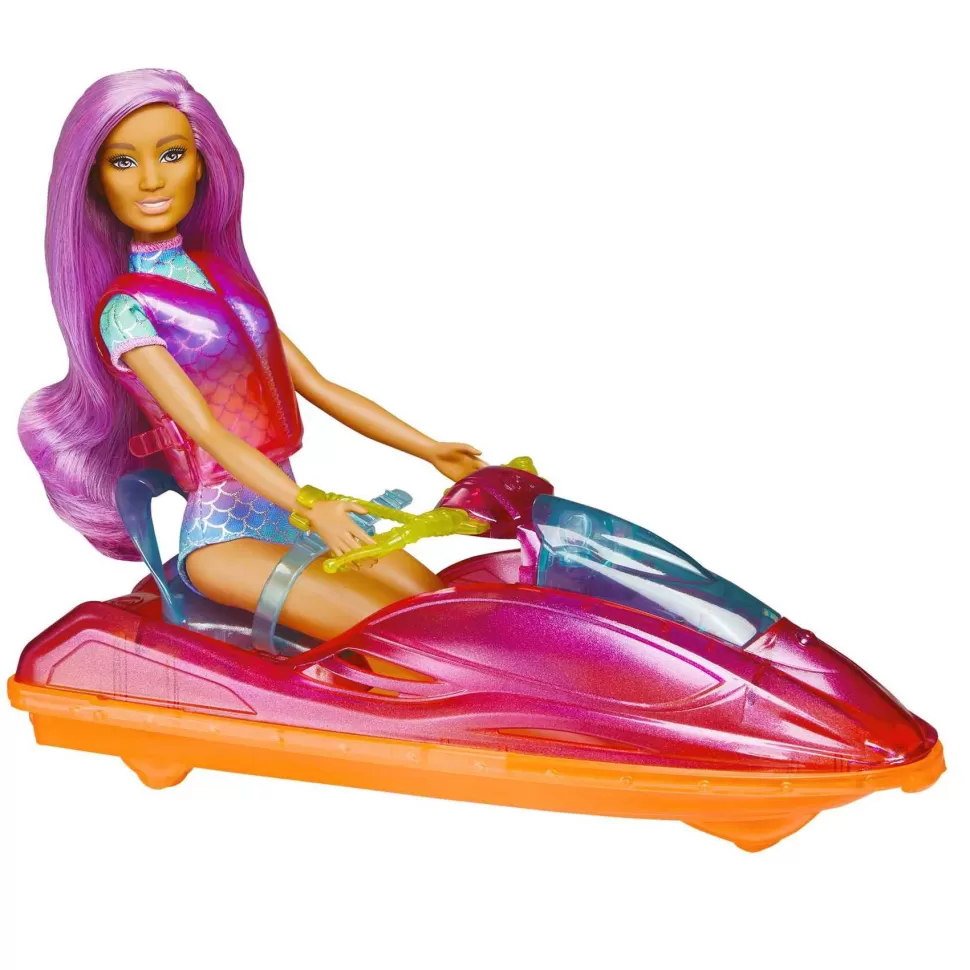 Barbie Muñecas^ Dreamtopia Muneca Con Moto De Agua 3 Anos