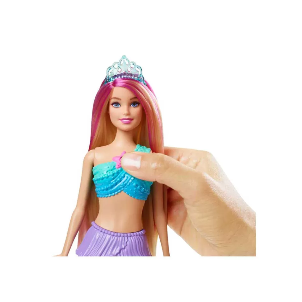 Barbie Dreamtopia Muneca Malibu Sirena Luces Magicas 3 Anos* Muñecas