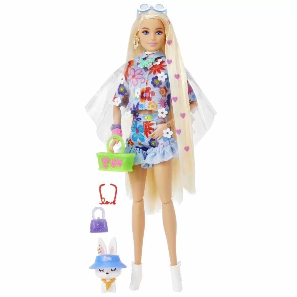 Barbie Muñecas^ Extra Muneca Con Conjunto Flower Power