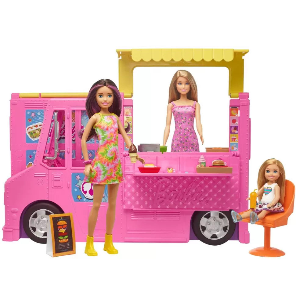 Barbie Muñecas^ Muñecas Con Food Truck 3 Anos