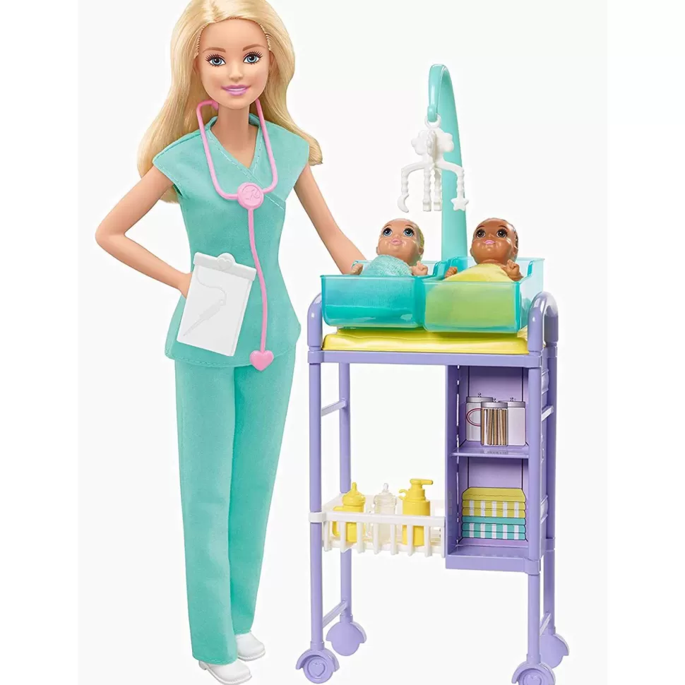 Barbie Muñecas^ Muneca Pediatra Con Accesorios 3 Anos