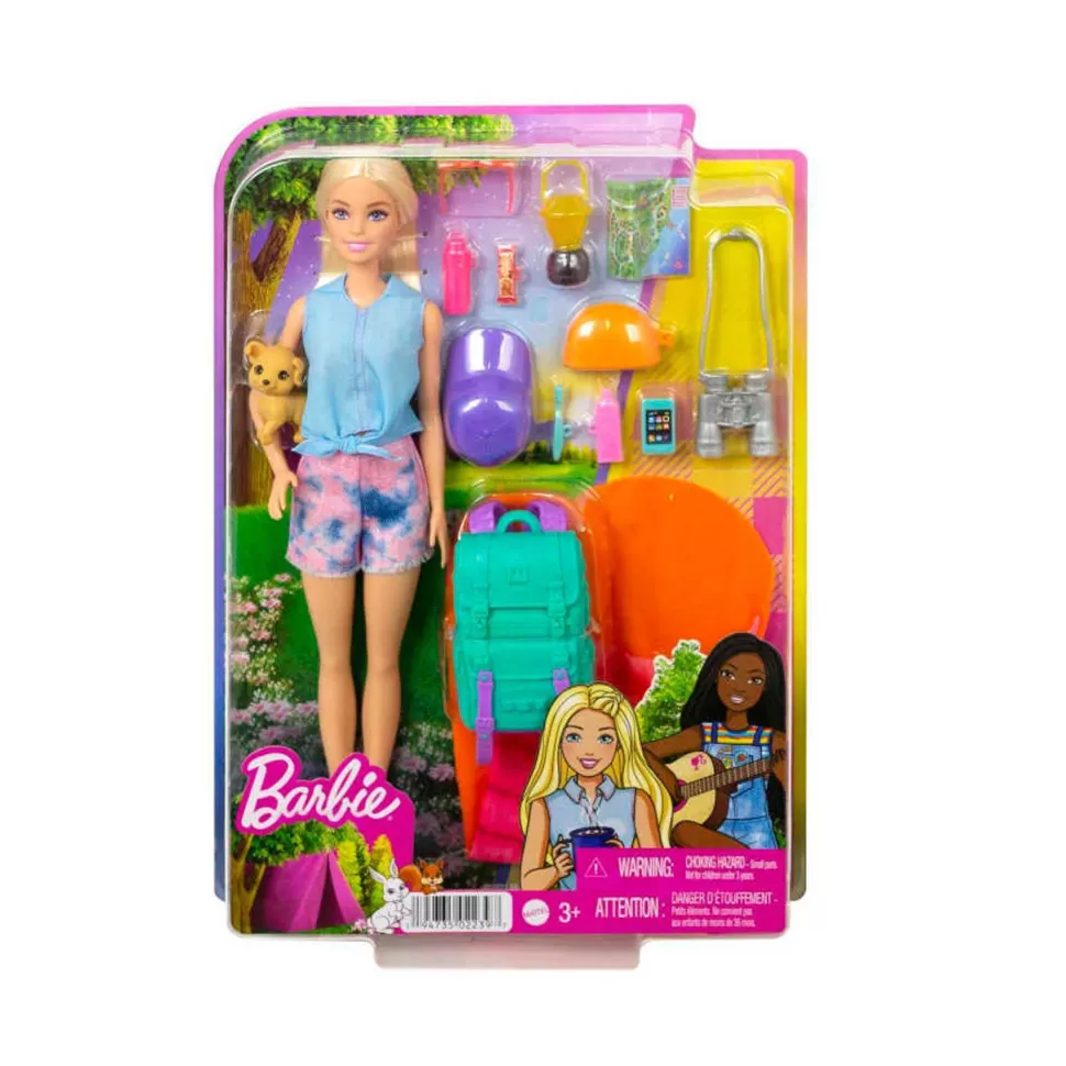 Barbie Surtido De Camping Muneca Con Accesorios De Juguete 3 Anos* Muñecas