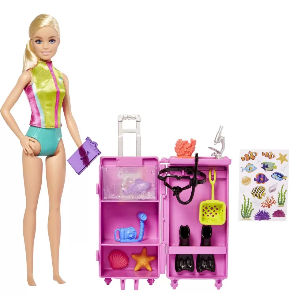 Barbie Tu Puedes Ser Biologa Marina Muneca Rubia 3 Anos* Muñecas