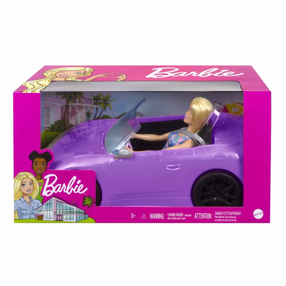 Barbie Y Su Descapotable Muneca Con Coche De Juguete 3 Anos* Muñecas