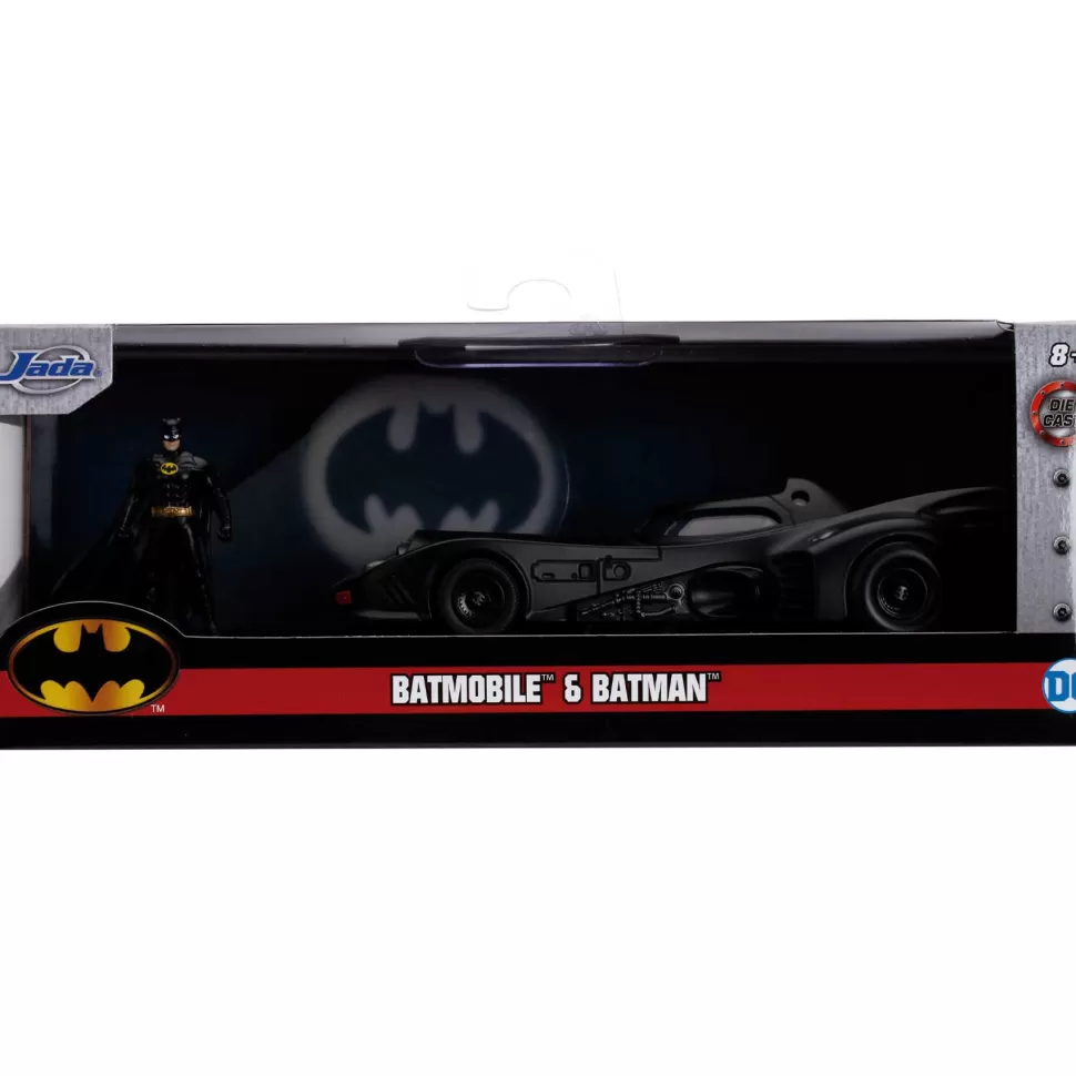 Batman Vehículos Y Radio Control^ Coche Batmovil Metal Con Figura