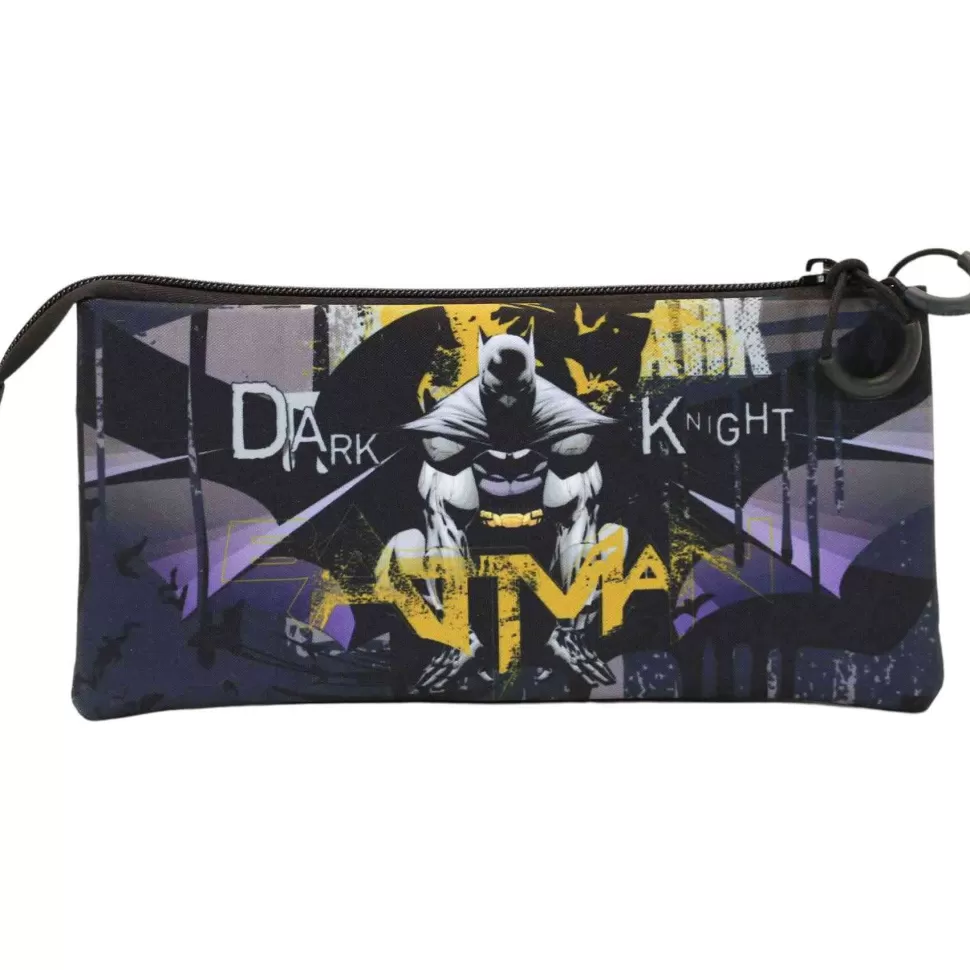 Batman Estuche Portatodo Triple Dark Night* Vuelta Al Cole