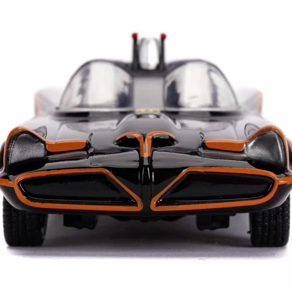Batman Batmovil Coche Metal 1966 Classic Serie Tv Con Figura 1:32* Vehículos Y Radio Control