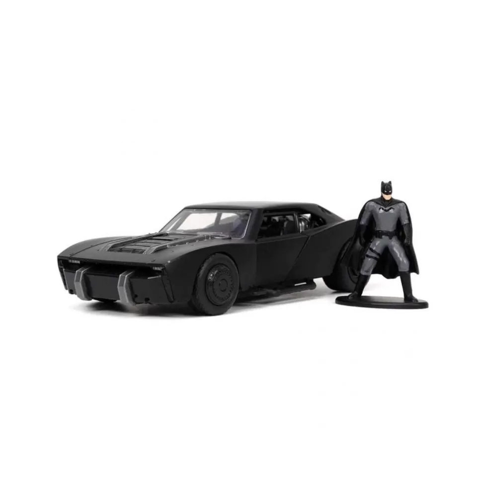 Batman Batmovil Metal Con Figura 1:32* Figuras Y Minimundos