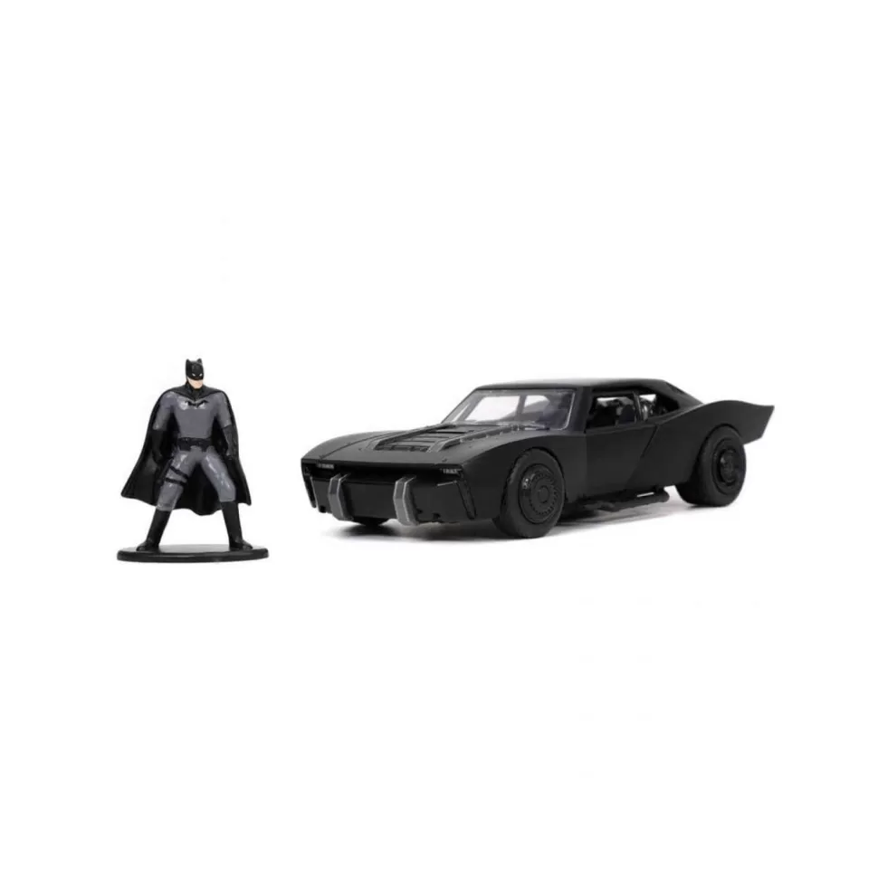 Batman Batmovil Metal Con Figura 1:32* Figuras Y Minimundos