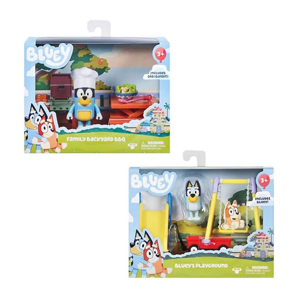 Bluey Figuras Y Minimundos^ Mini Playset Juego