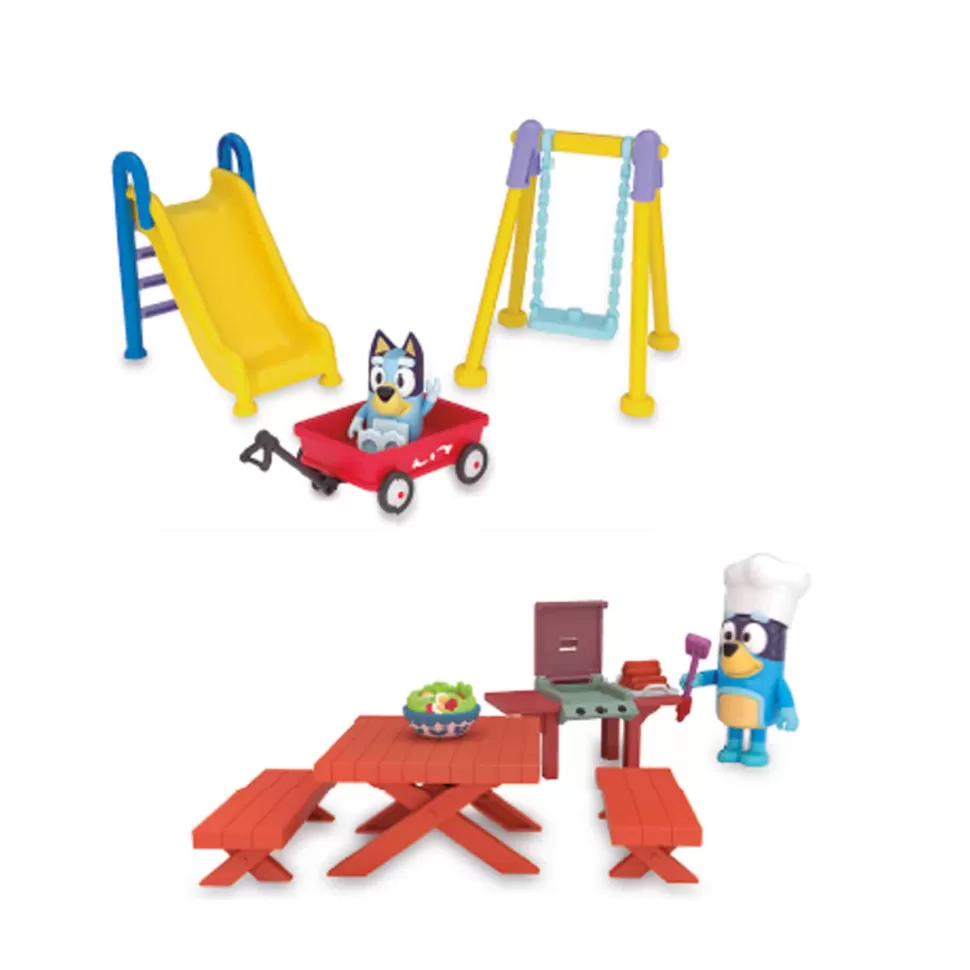 Bluey Figuras Y Minimundos^ Mini Playset Juego