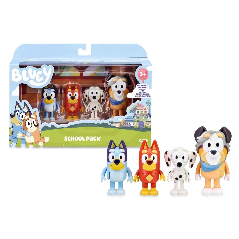 Bluey Pack 4 Figuras* Figuras Y Minimundos