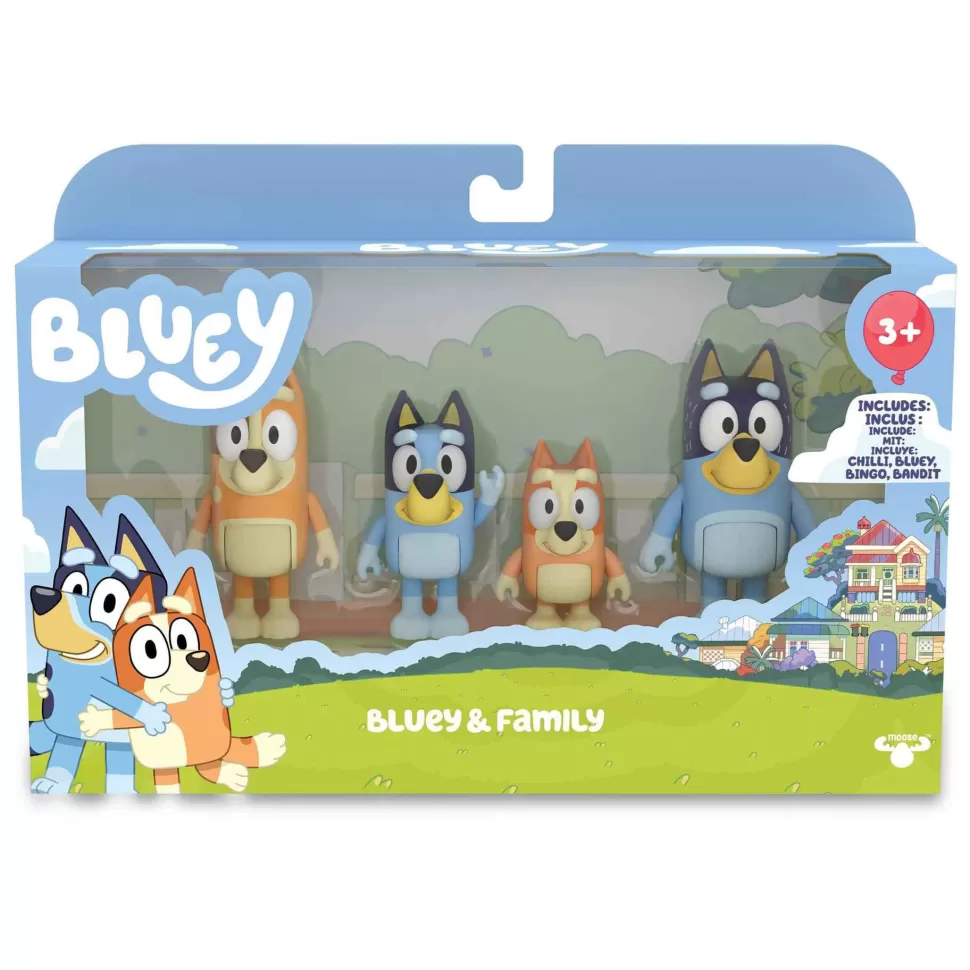 Bluey Pack 4 Figuras* Figuras Y Minimundos