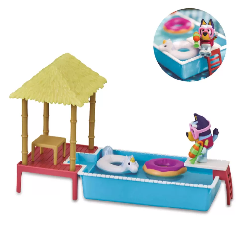 Bluey Primera Infancia^ Playset Juego Piscina