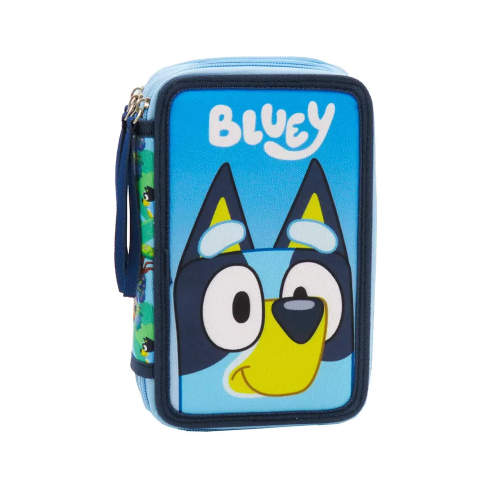 Bluey Plumier 3 Pisos Con Material Escolar* Vuelta Al Cole