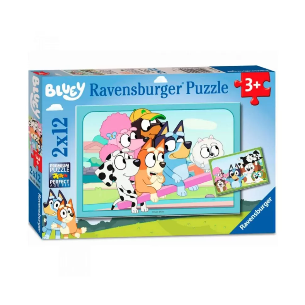 Bluey Puzzles Y Educativos^ Puzzle 2X12 Piezas