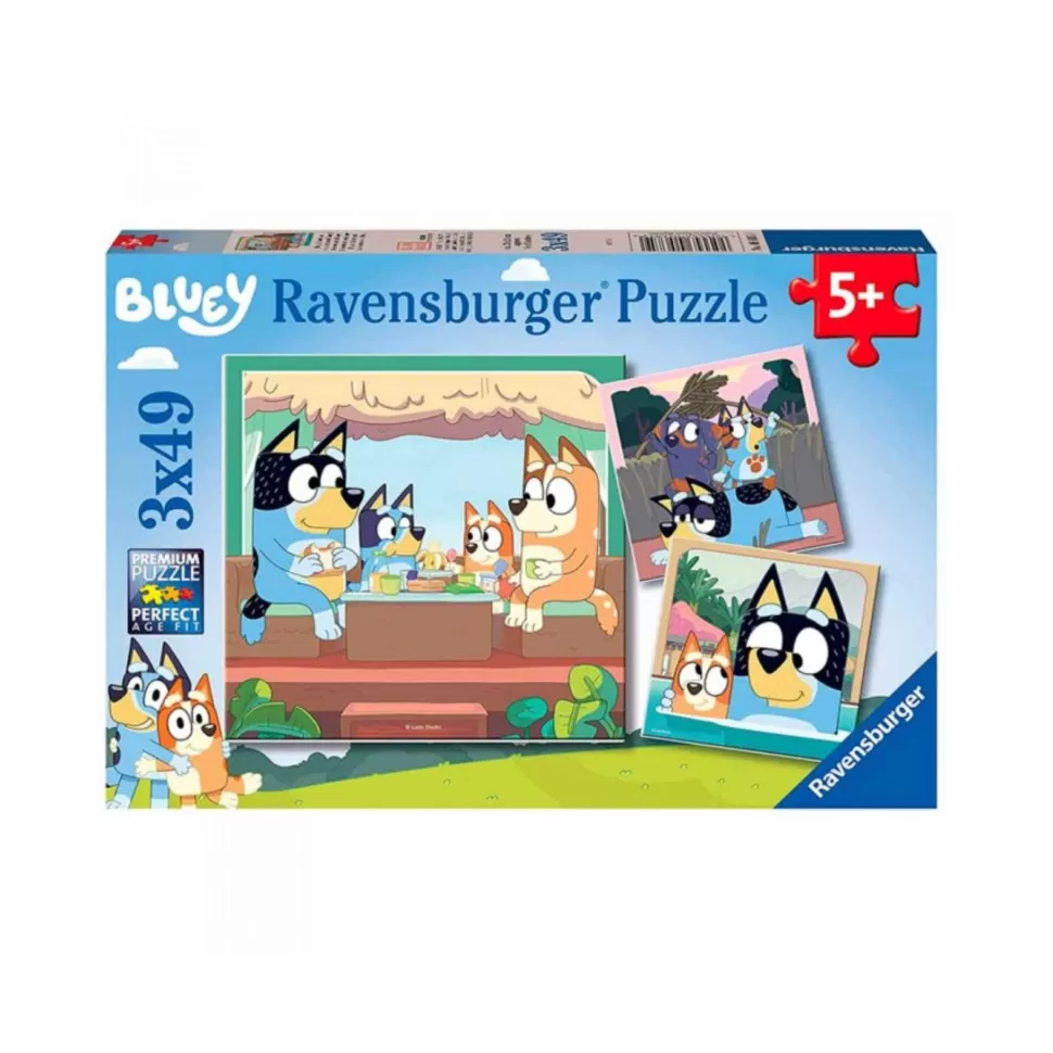 Bluey Puzzle 3X49 Piezas* Puzzles Y Educativos