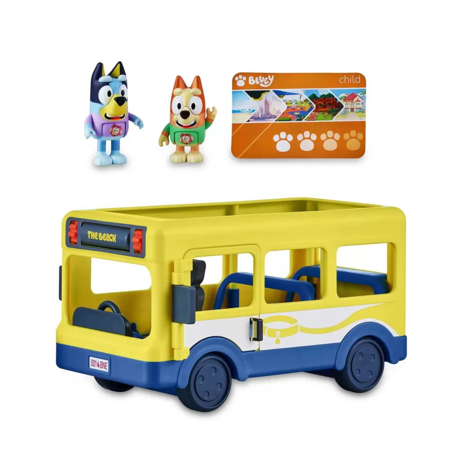 Bluey School Bus Autobus Escolar* Figuras Y Minimundos