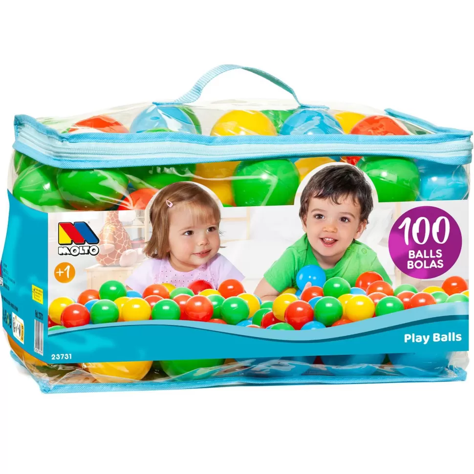 Molto Juegos De Construcción^Bolsa 100 Bolas Infantil