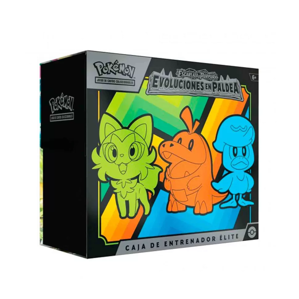 Pokemon Caja Entrenador Elite Sv2* Figuras Y Minimundos