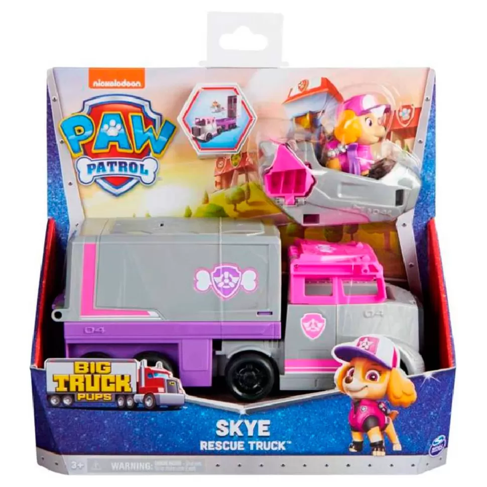 Patrulla Canina Paw Patrol Figuras Y Minimundos^Camion Transforma Modelo Skye Con Figura