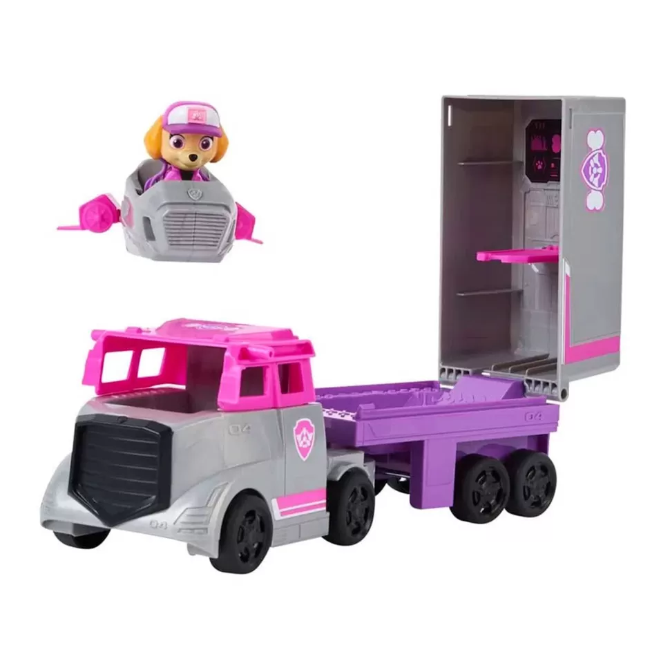 Patrulla Canina Paw Patrol Figuras Y Minimundos^Camion Transforma Modelo Skye Con Figura