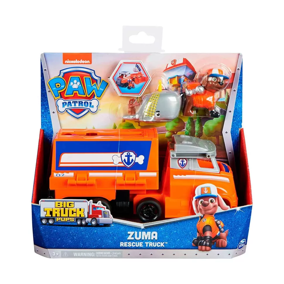 Patrulla Canina Paw Patrol Camion Transforma Modelo Zuma Con Figura* Figuras Y Minimundos