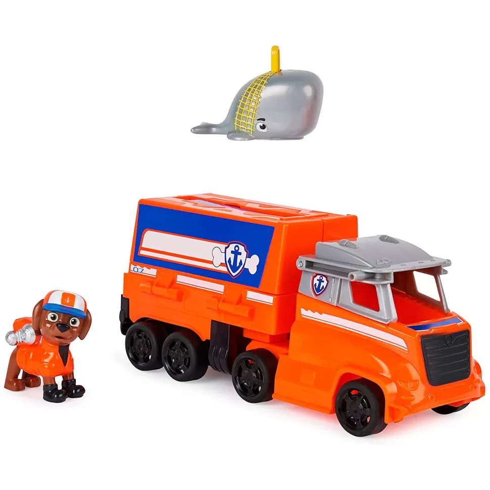 Patrulla Canina Paw Patrol Camion Transforma Modelo Zuma Con Figura* Figuras Y Minimundos