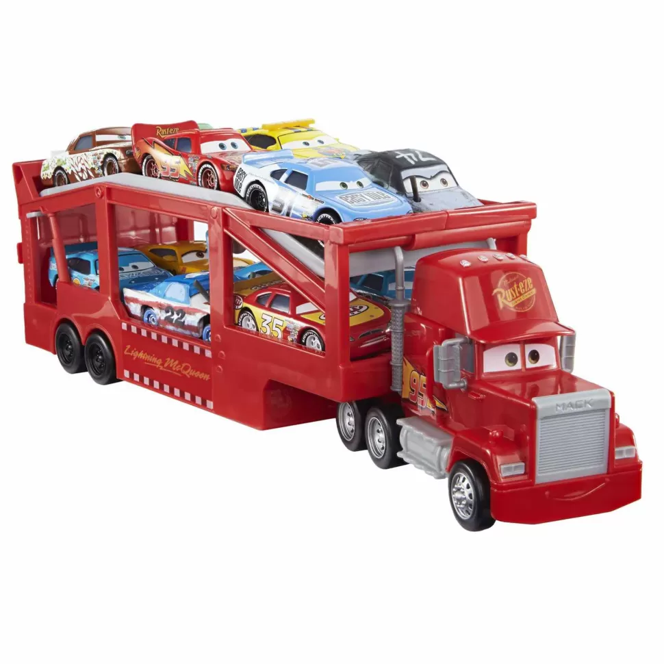 Cars Vehículos Y Radio Control^ Camion Mack Transportador De Coches De Juguete 3 Anos
