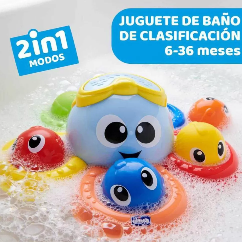 Chicco Primera Infancia^ Billy El Pulpo | Juguete De Bano