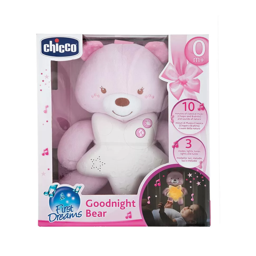 Chicco Primera Infancia^ Osito Buenas Noches Rosa