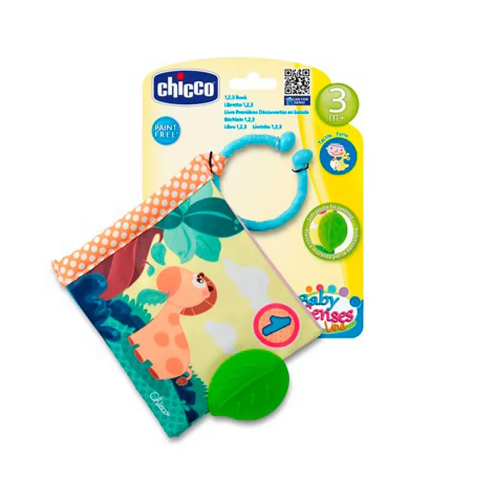 Chicco Primera Infancia^ Sonajero Libro 1-2-3