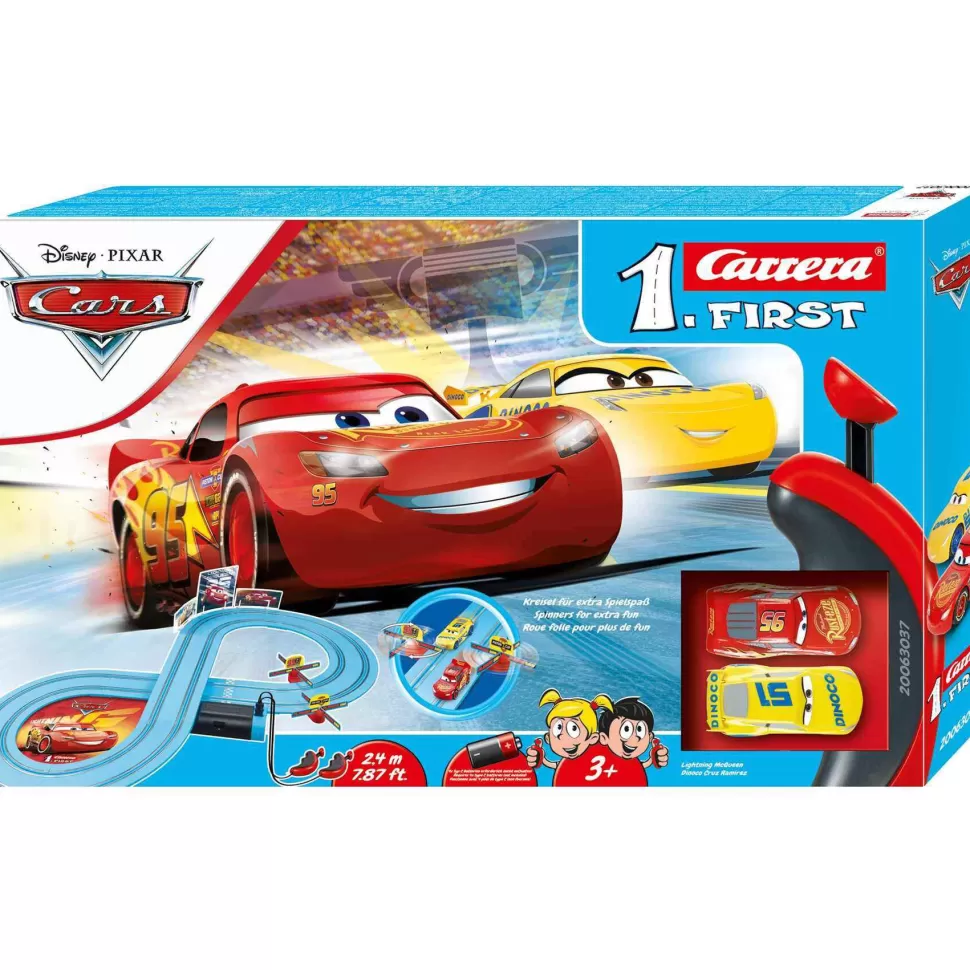 Carrera Circuito Cars First Rayo Mcqueen Y Cruz Ramirez* Vehículos Y Radio Control