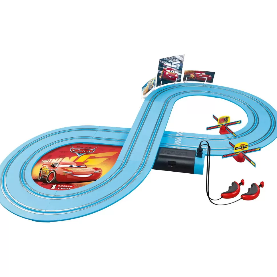 Carrera Circuito Cars First Rayo Mcqueen Y Cruz Ramirez* Vehículos Y Radio Control