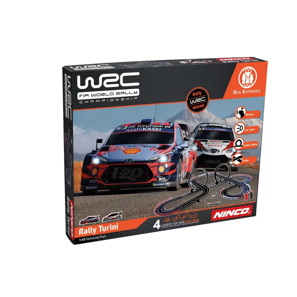 Ninco Vehículos Y Radio Control^Circuito De Slot 1:43 Wrc Rally Turini Wireless