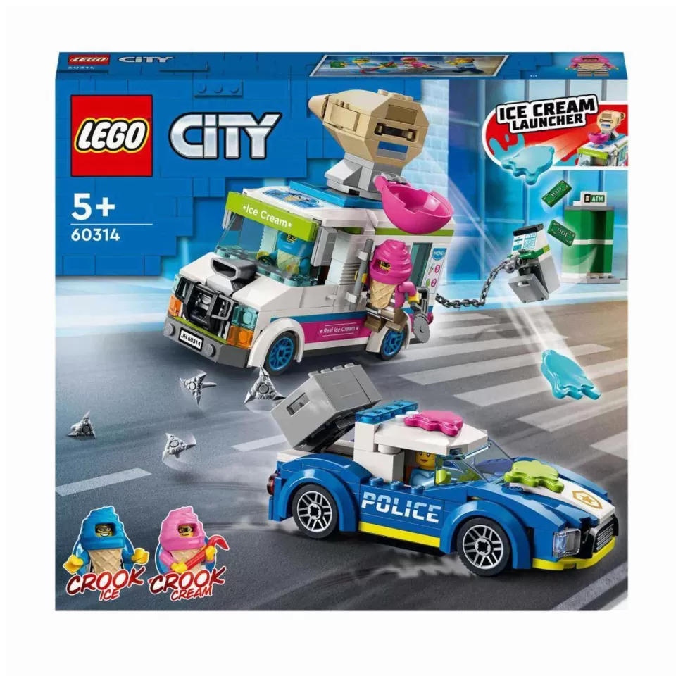 * Juegos De Construcción^ City 60314 Persecucion Policial Del Camion De Los Helados