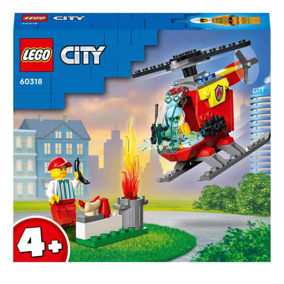 * City 60318 Helicoptero De Bomberos* Juegos De Construcción