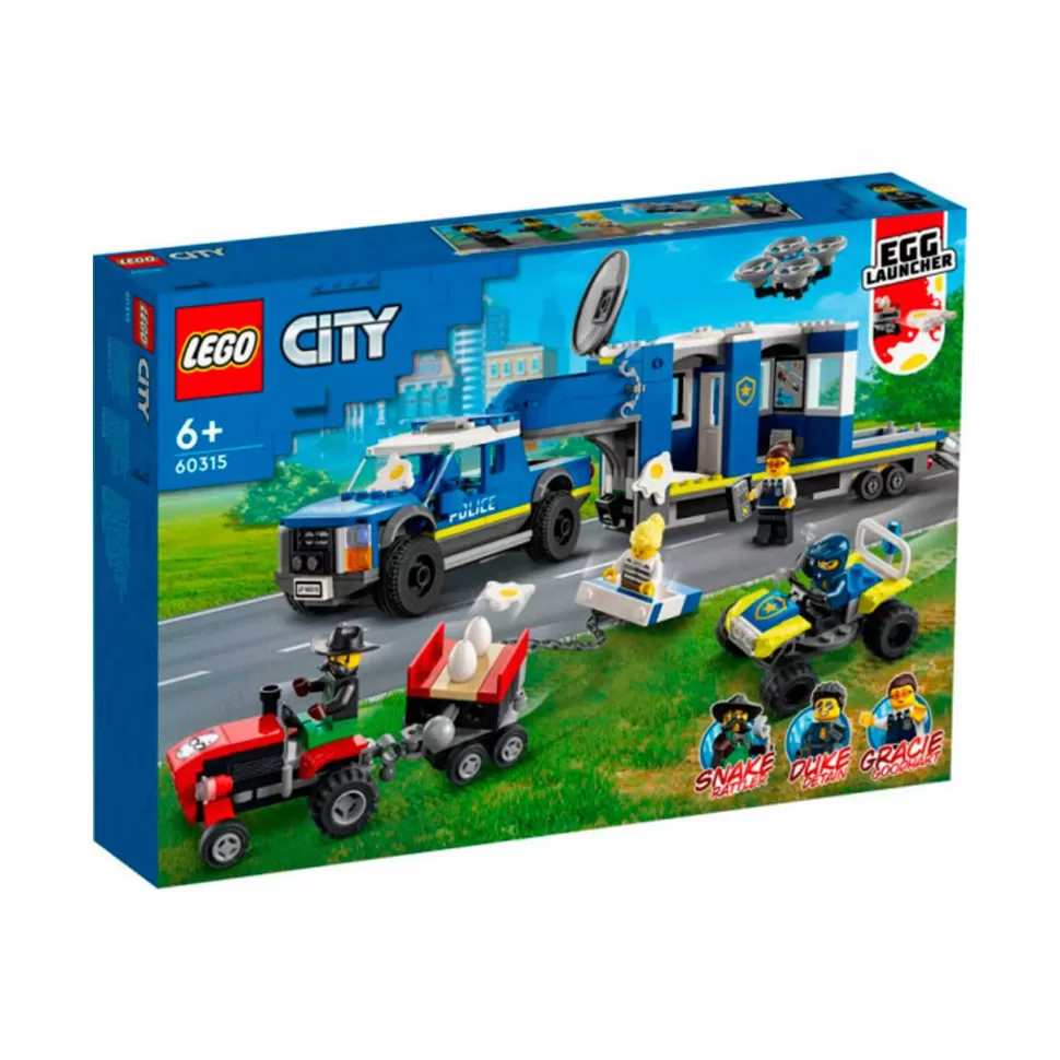 * Juegos De Construcción^ City Central Movil De Policia 60315