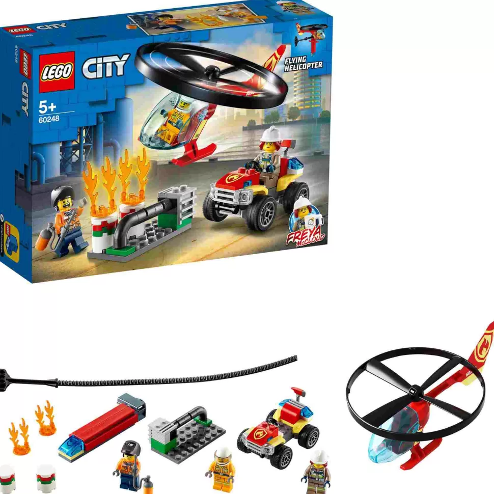 * Juegos De Construcción^ City Fire Intervencion Del Helicoptero De Bomberos