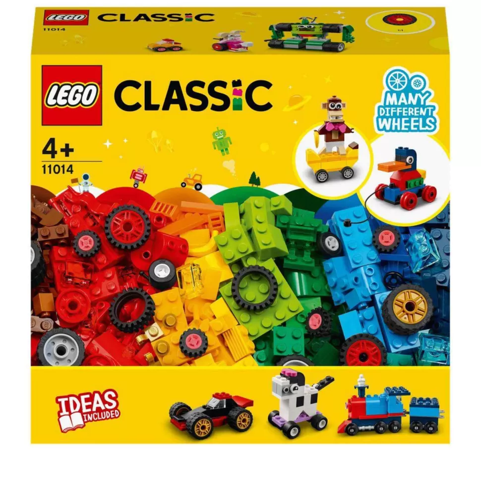 * Classic 11014 Ladrillos Y Ruedas* Juegos De Construcción