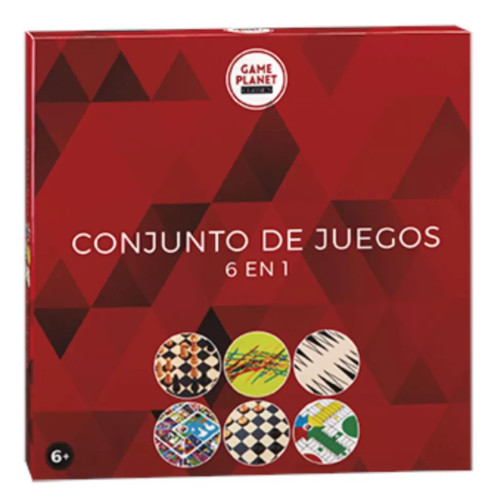 Game Planet Classics Conjunto De Juegos 6 En 1* Juegos De Mesa