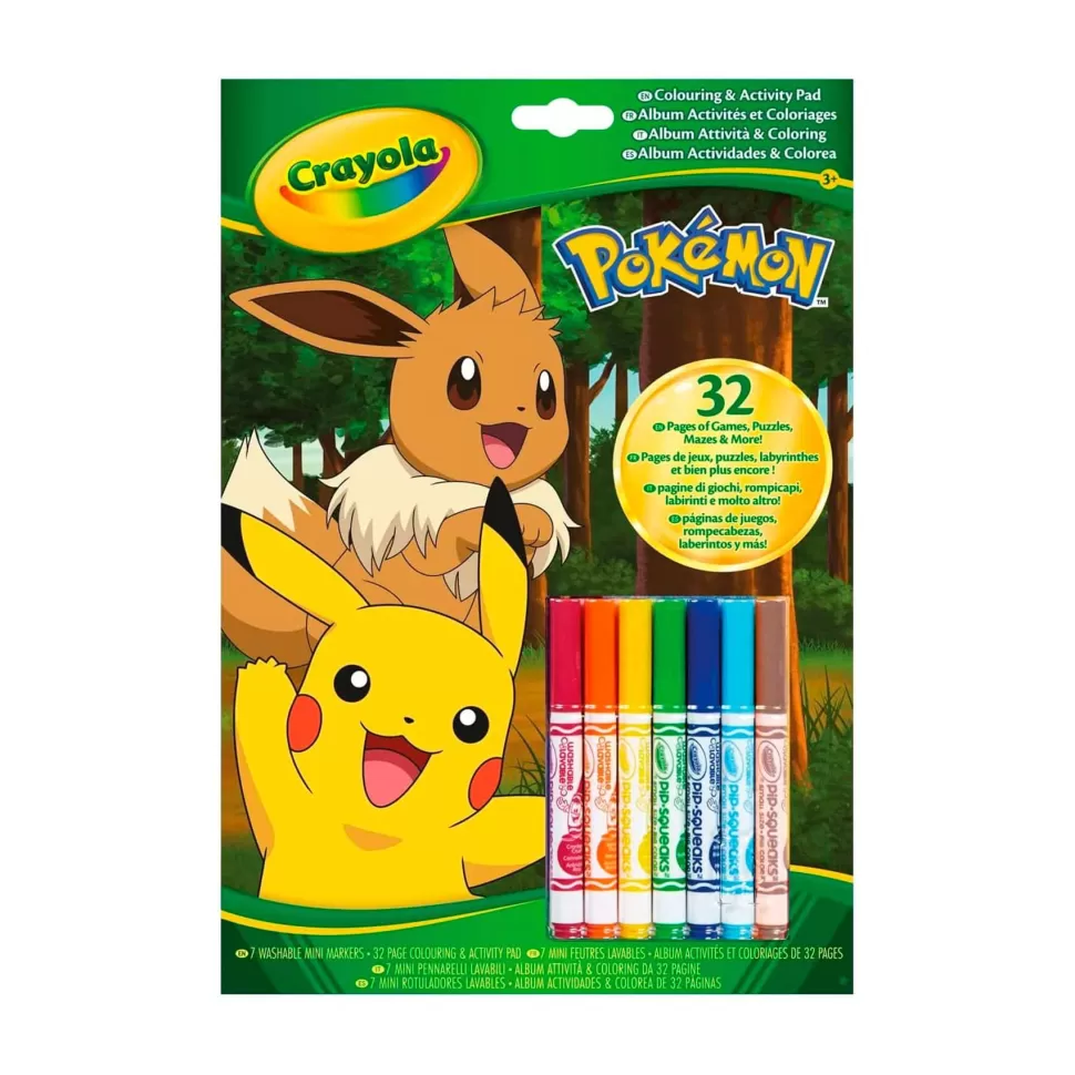 Pokemon Manualidades^Crayola Libro Actividades