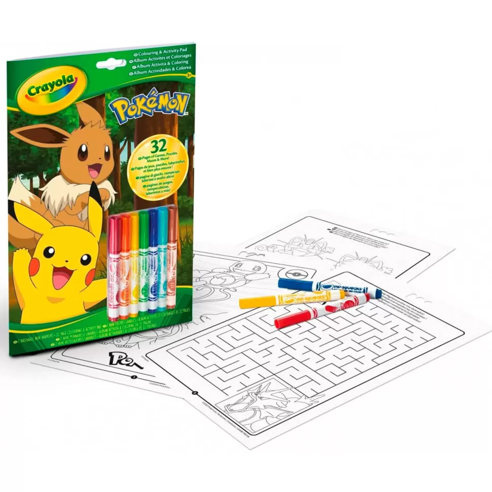 Pokemon Manualidades^Crayola Libro Actividades